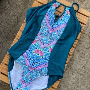 Halter neck one piece